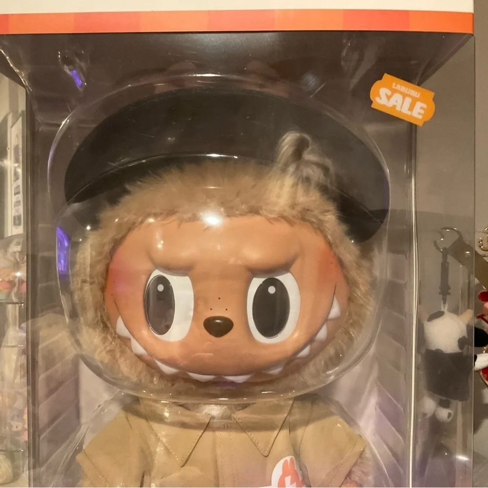 Pop Mart Labubu 400% The Naughty Cashier Vinyl Plush Doll